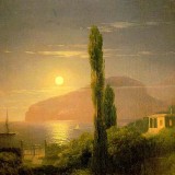 Ivan-Constantinovich-Aivazovsky-xx-A-Lunar-night-in-the-Crimea-xx-Private-Collection